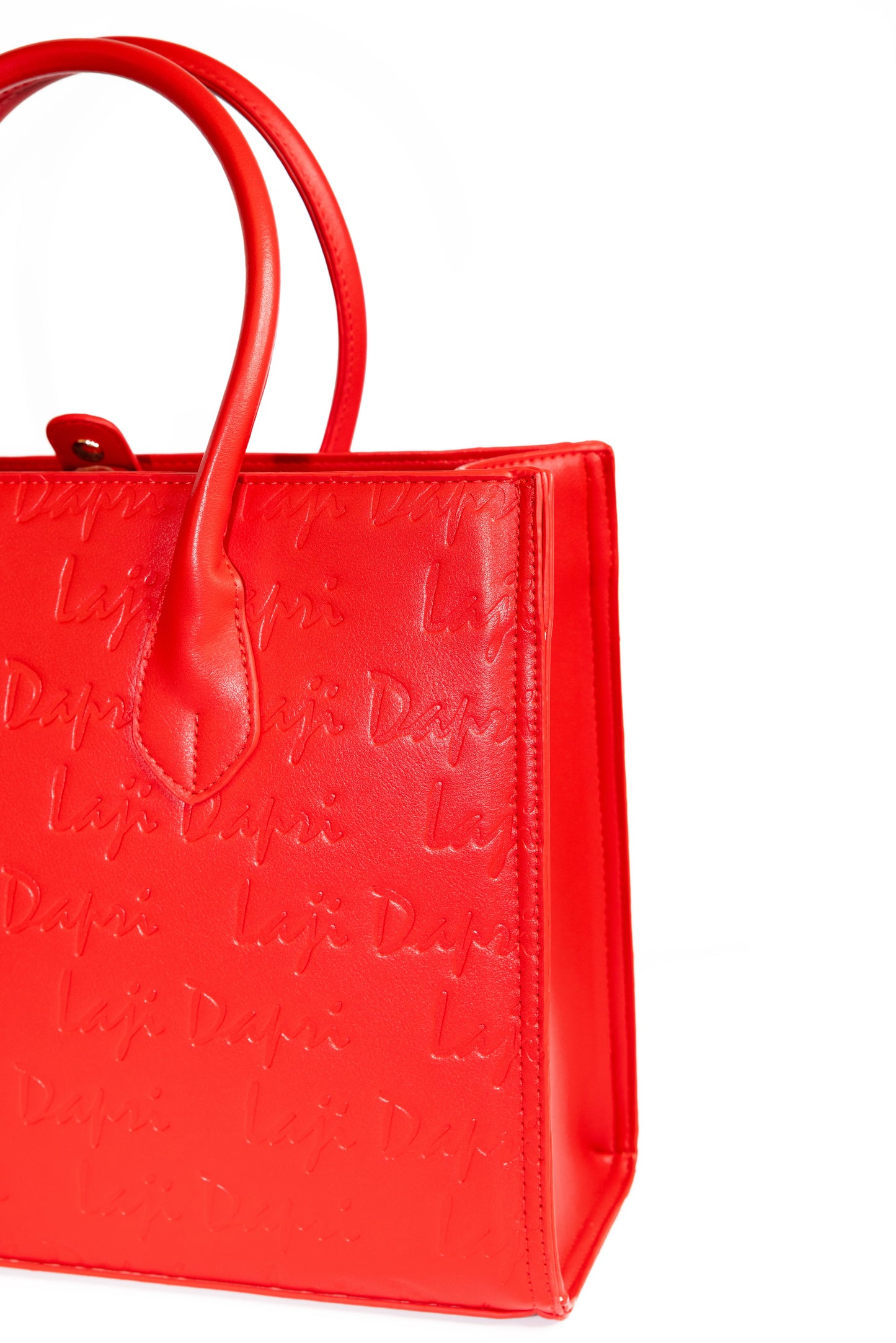 Monogram Tote Bag (Red)